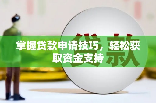 和田市掌握贷款申请技巧，轻松获取资金支持