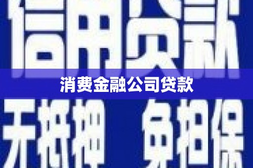 和田市消费金融公司贷款