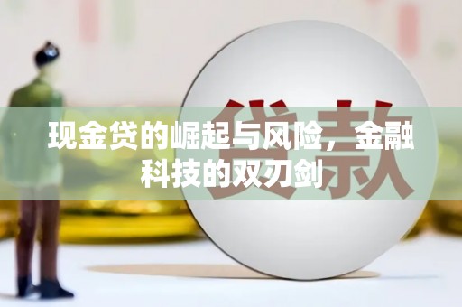 和田市现金贷的崛起与风险，金融科技的双刃剑