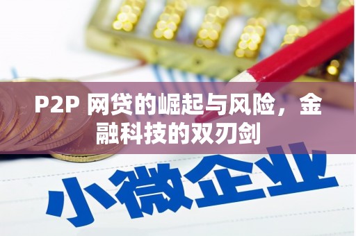 和田市P2P 网贷的崛起与风险，金融科技的双刃剑