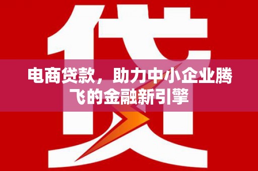 和田市电商贷款，助力中小企业腾飞的金融新引擎