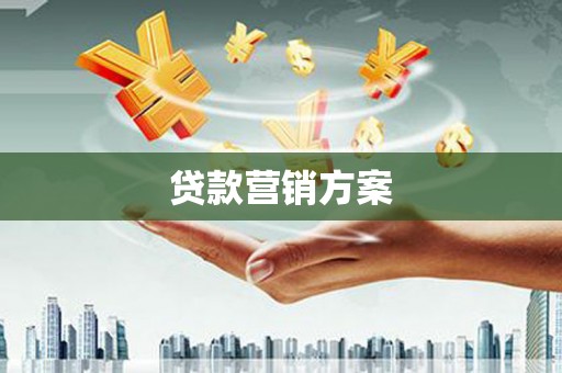 和田市贷款营销方案