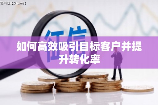 和田市如何高效吸引目标客户并提升转化率