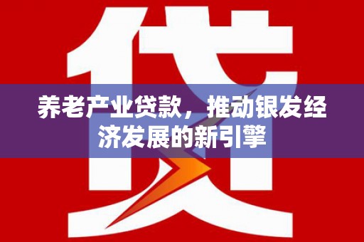 和田市养老产业贷款，推动银发经济发展的新引擎