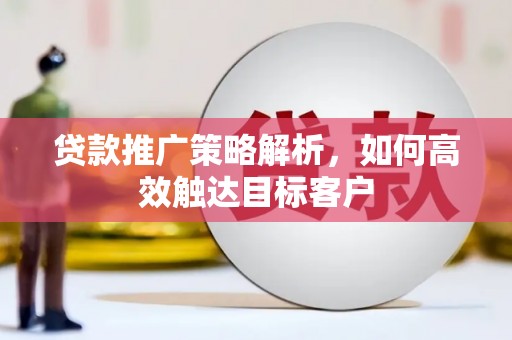 和田市贷款推广策略解析，如何高效触达目标客户