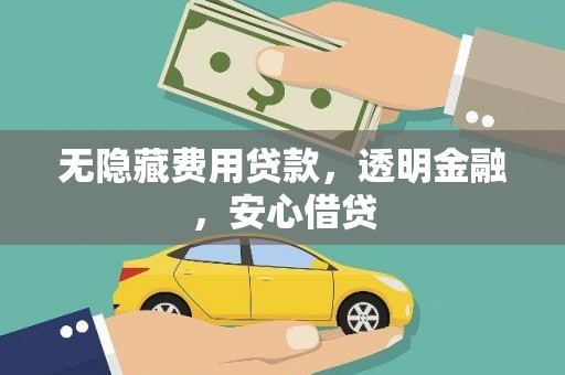 和田市无隐藏费用贷款，透明金融，安心借贷