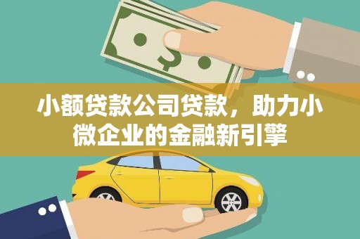 和田市小额贷款公司贷款，助力小微企业的金融新引擎