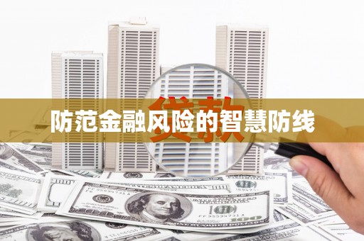 和田市防范金融风险的智慧防线