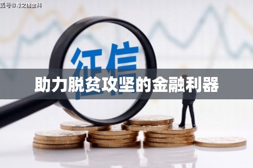 和田市助力脱贫攻坚的金融利器