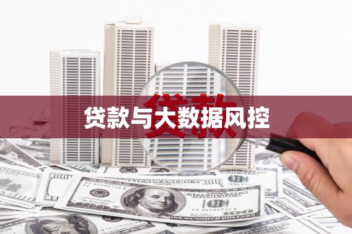 和田市贷款与大数据风控